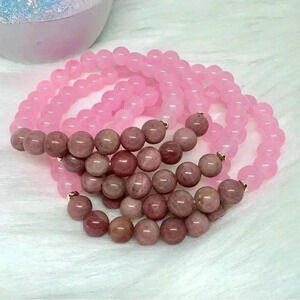 The Pink Team Beaded Handmade Bracelet